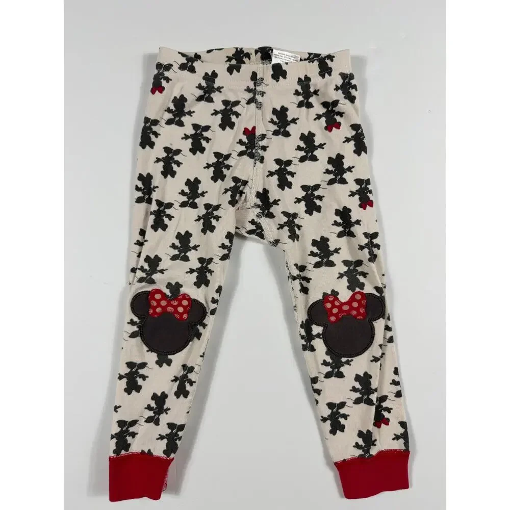 Hanna Andersson Disney Minnie Mouse Organic Cotton Pajama Set Size 3 (90 cm)